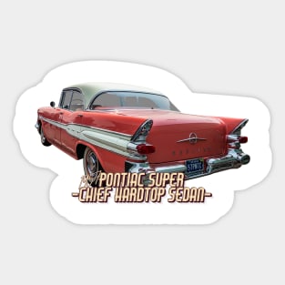 1957 Pontiac Super Chief Hardtop Sedan Sticker